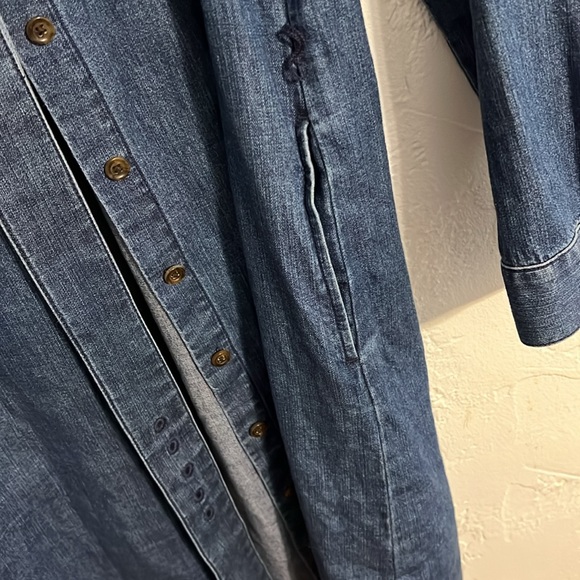 J Crew Denim Shirtdress - Picture 5 of 8